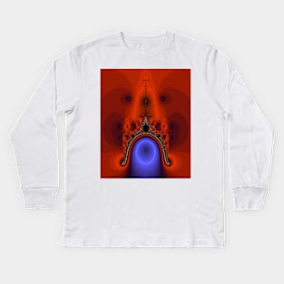 Fractal Pattern 12 Kids Long Sleeve T-Shirt